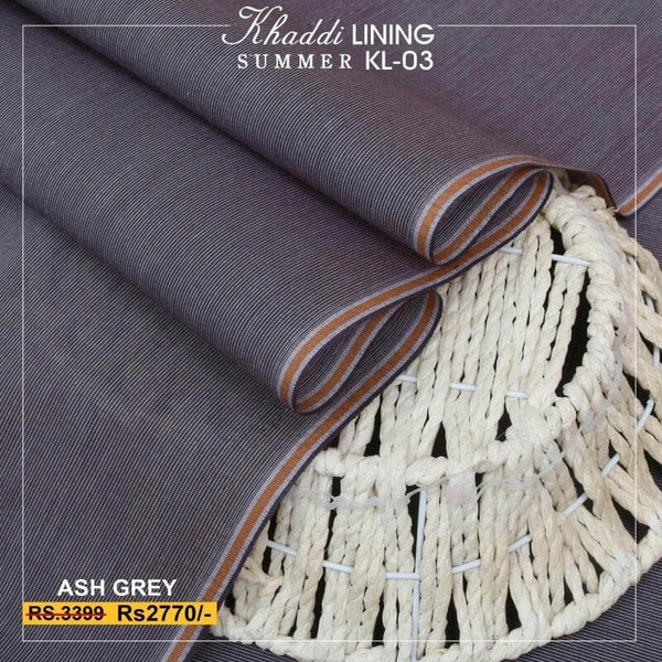 LINING KHADDI - ASH GREY